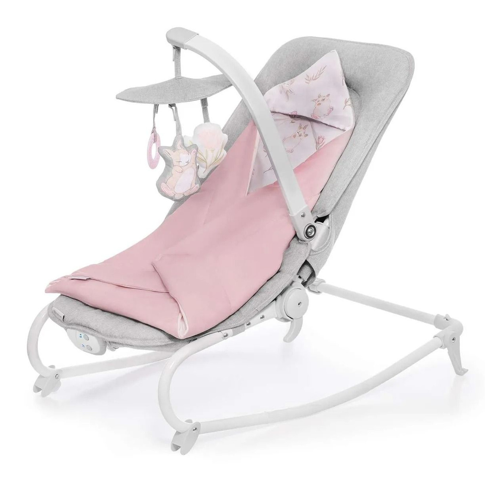 Шезлонг Kinderkraft Felio 2020, peony rose #1