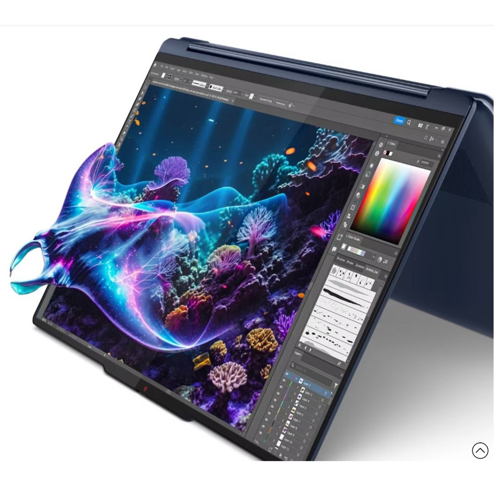 Ноутбук Lenovo 16" трансформер сенcорный Yoga 7 16ARP8 R5-7535U 8ГБ ...