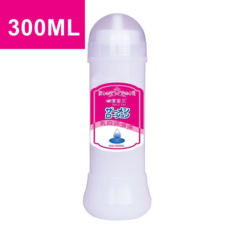 3 различных типа молочно-белых смазочных материалов, похожих на сперму ...