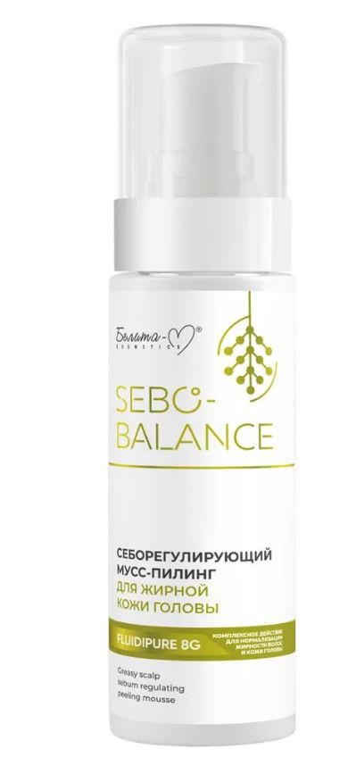 Белита-М Себорегулирующий мусс-пилинг для жирной кожи головы SEBO-BALANCE 150 мл  #1