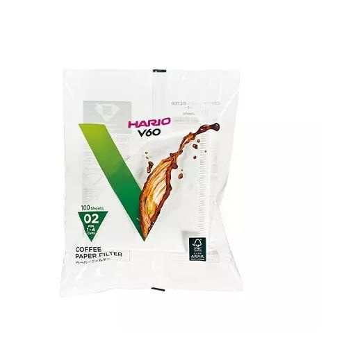 Фильтры Hario V60 бумажные VCF-02-100W (Япония), 100 шт #1