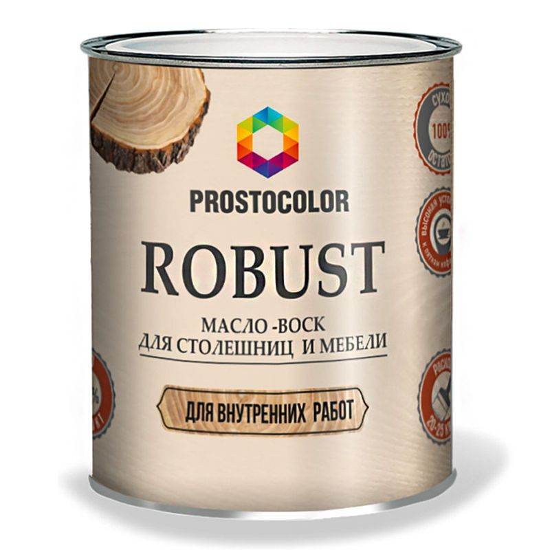 Масло для столешниц и мебели PROSTOCOLOR ROBUST (бесцветный) 0,75 л  #1