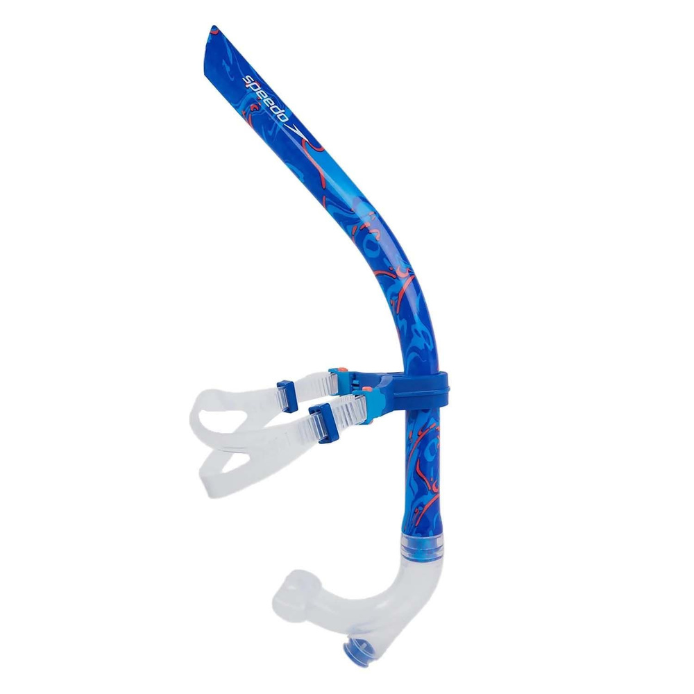 Трубка Для Плавания Speedo Centre Snorkel Blue/Orange (Б/Р) #1