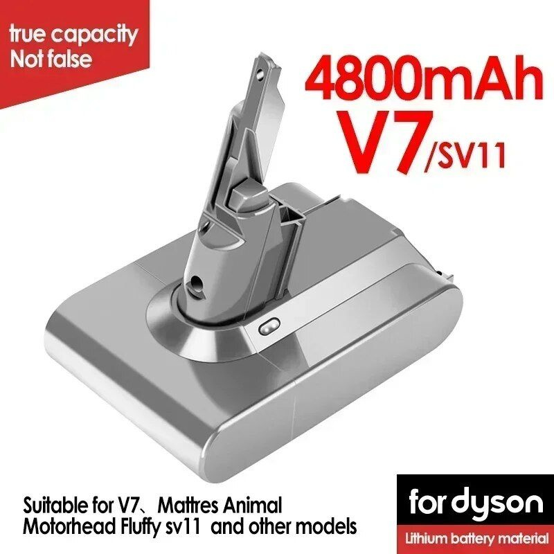 Батарея для пылесоса Dyson V8 V7 SV10, 5000 мАч, 21,6 В, полная ...