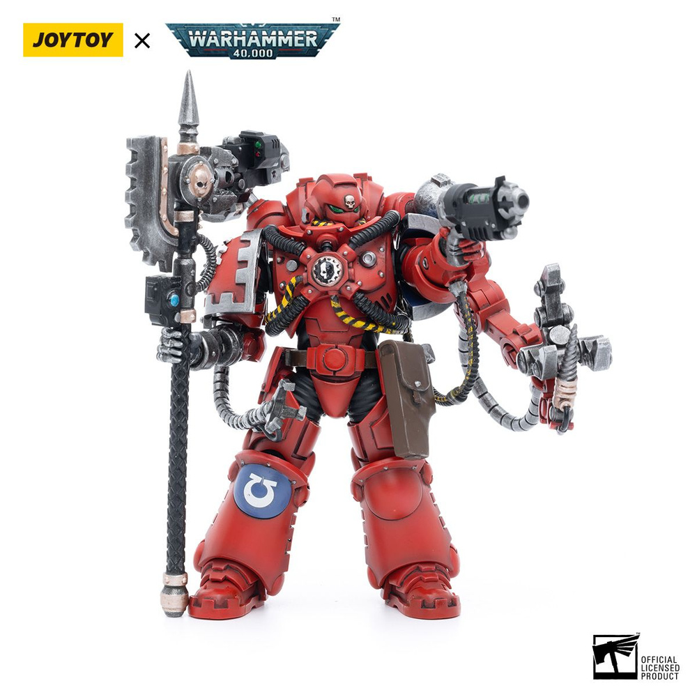 JoyToy Warhammer 40K Ultramarines Honour Guard 2 – Statuetta 1/18, 12 Cm, In ABS E PVC, Con Armi E Accessori Intercambiabili