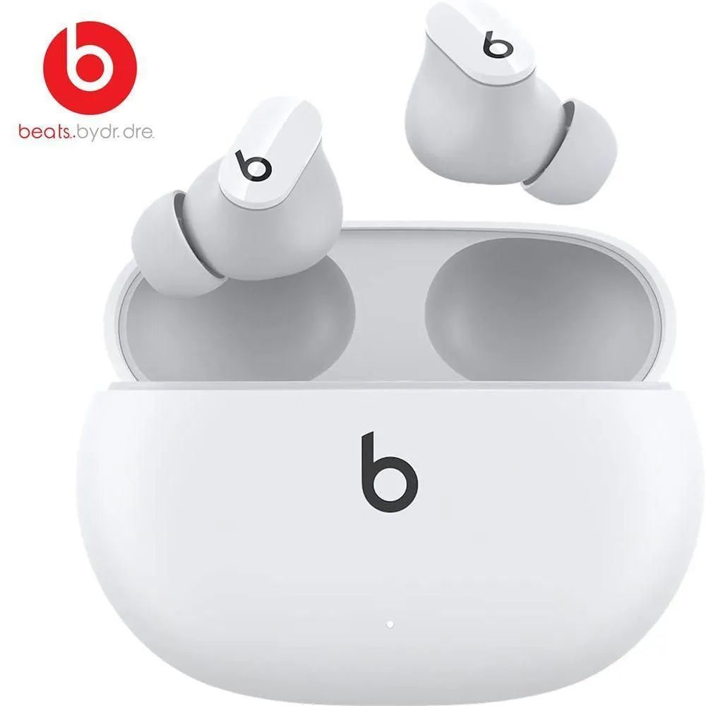 Beats Наушники беспроводные с микрофоном Beats Studio Buds, Bluetooth, USB Type-C, белый  #1