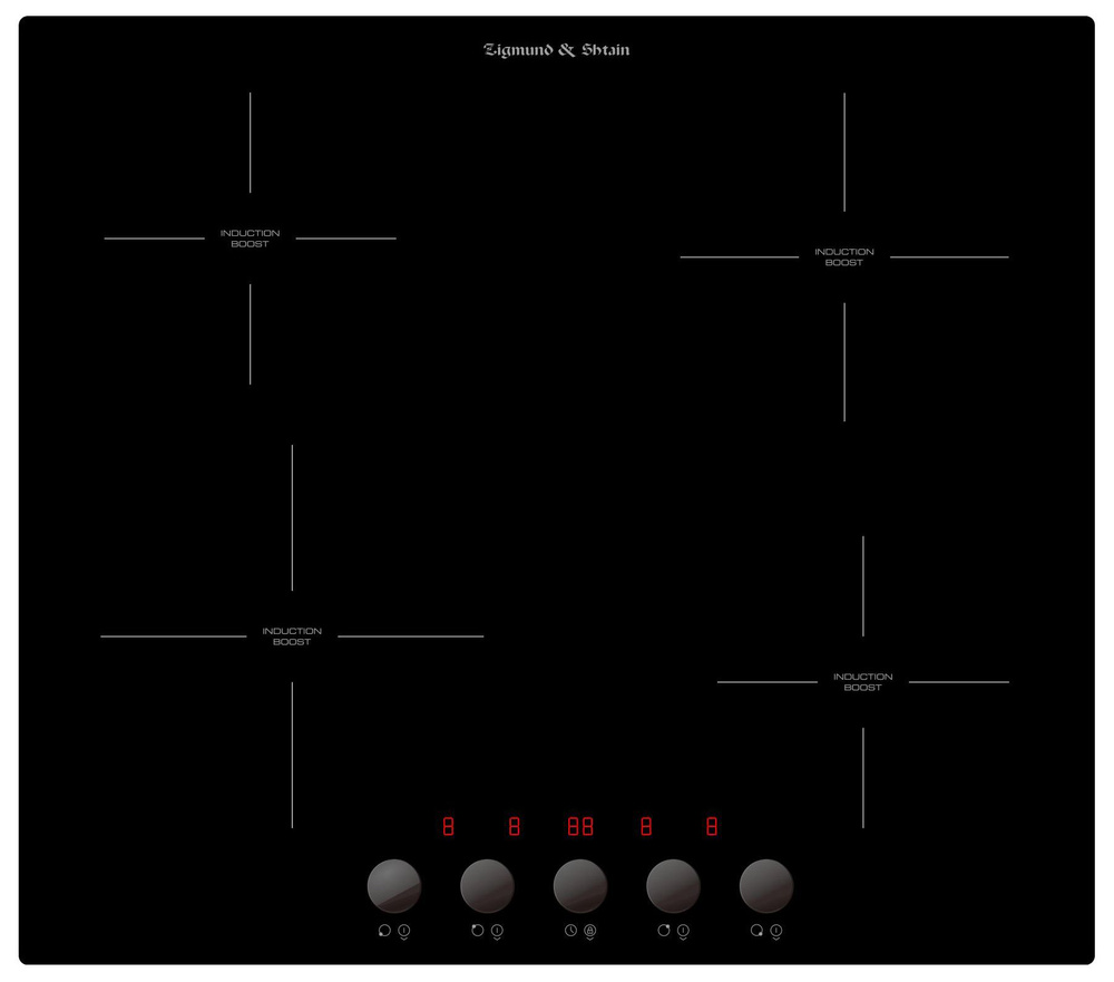 Zigmund & Shtain Индукционная варочная панель CI 45.6, черный #1