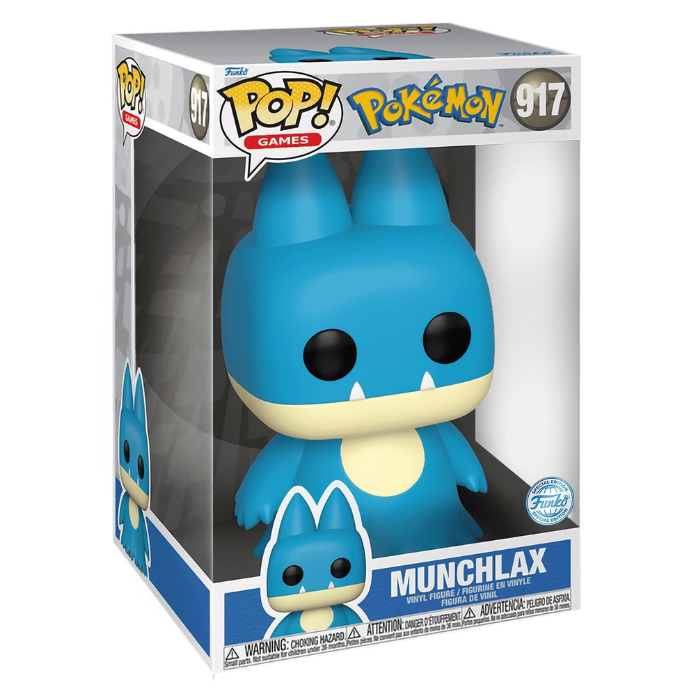 Фигурка Funko POP! Games Pokemon: Munchlax 10" #1