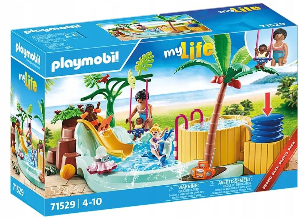 プレイモービル　3021 Конструктор Playmobil My Life - Детский бассейн с джакузи
