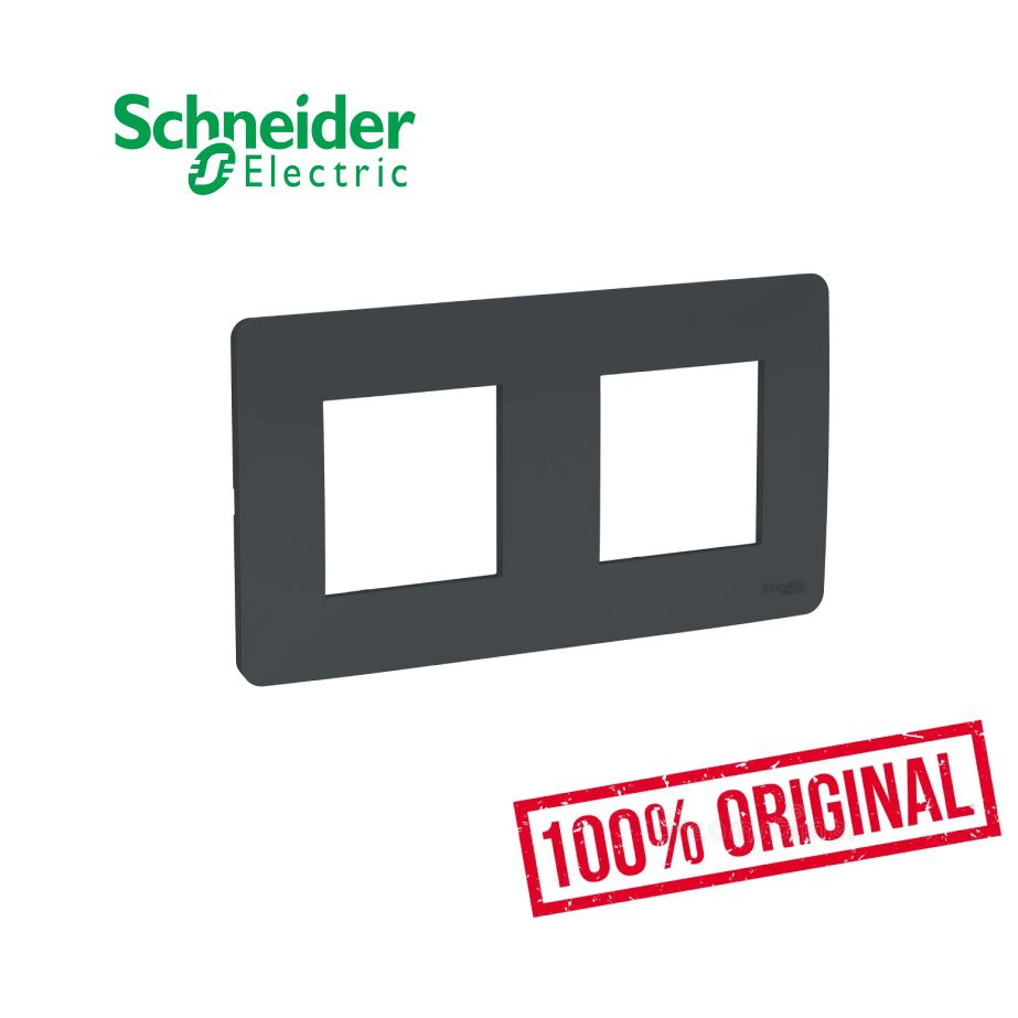 Schneider Electric Рамка электроустановочная Unica Studio, черный, 2 пост., 1 шт.  #1