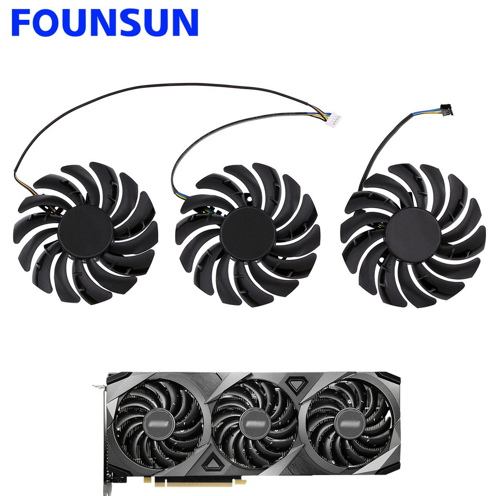 NEW 85-MM, 4PIN, 12V, 0.40A, PLD09210S12HH, Вентилятор охлаждения для ...