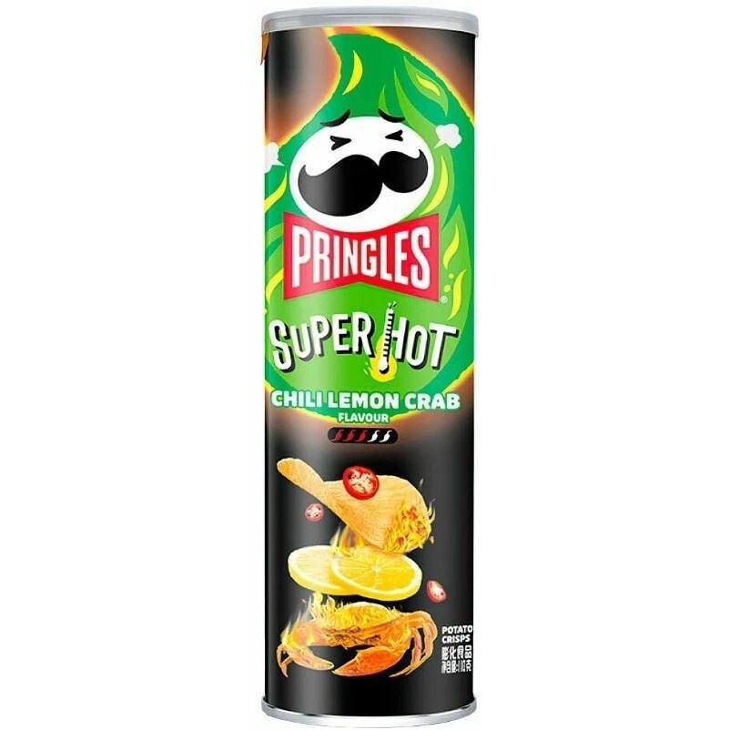 Чипсы Pringles Chili Lemon Crab, 110 гр #1