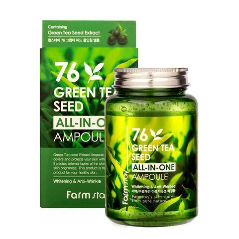 Ампульная сыворотка с семенами зеленого чая FarmStay 76 Green Tea All-In One Ampoule, 250ml  #1