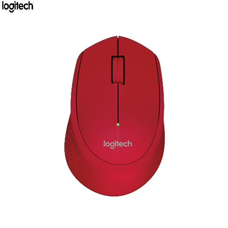 Logitech Мышь беспроводная M280, красный #1