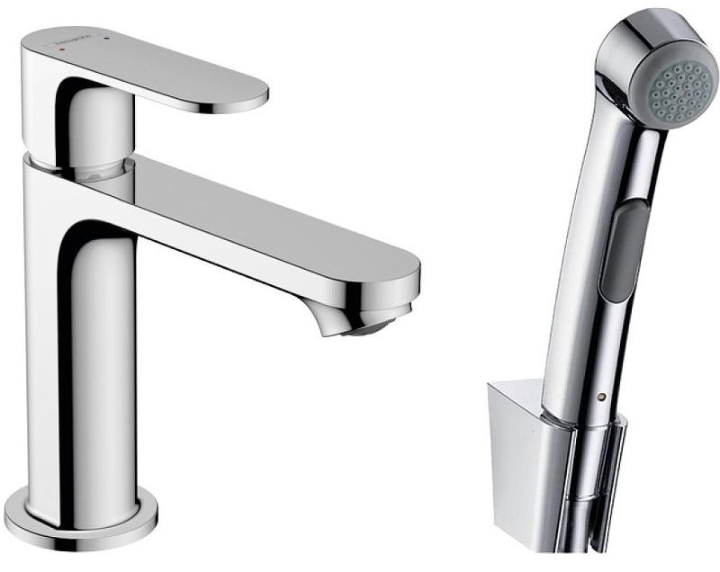 Смеситель Hansgrohe Rebris S 72215000 для раковины, с гигиеническим душем, хром  #1