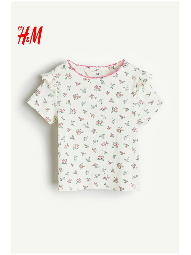 Футболка H&M Floral #1