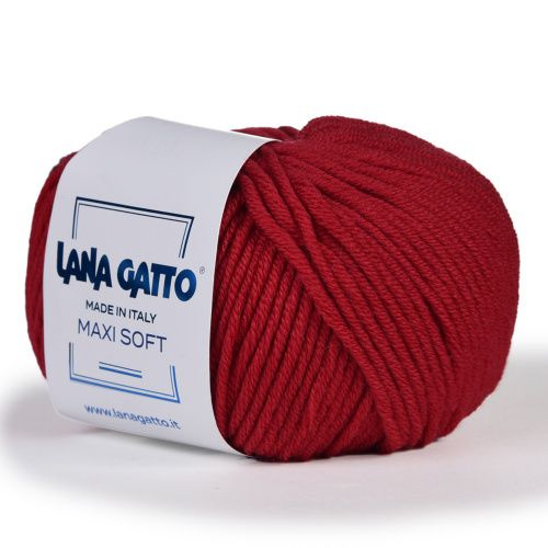 2 Мотка, Lana Gatto MAXI SOFT, 100% Экстратонкая мериносовая шерсть / 50 гр. - 90 м., Цвет-12246  #1