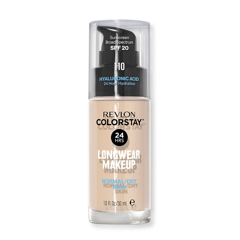 Тональный крем Ревлон для нормальной и сухой кожи Colorstay SPF 20 Revlon, тон 110 (Ivory)  #1