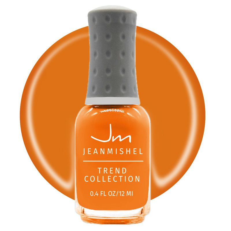 JEANMISHEL лак для ногтей, 12 мл, тон 329 супер яркий оранж диско  #1