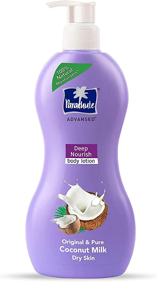 Parachute Advanced Body Lotion COCONUT MILK, Marico Limited (Ухаживающий лосьон для тела КОКОСОВОЕ МОЛОКО, #1