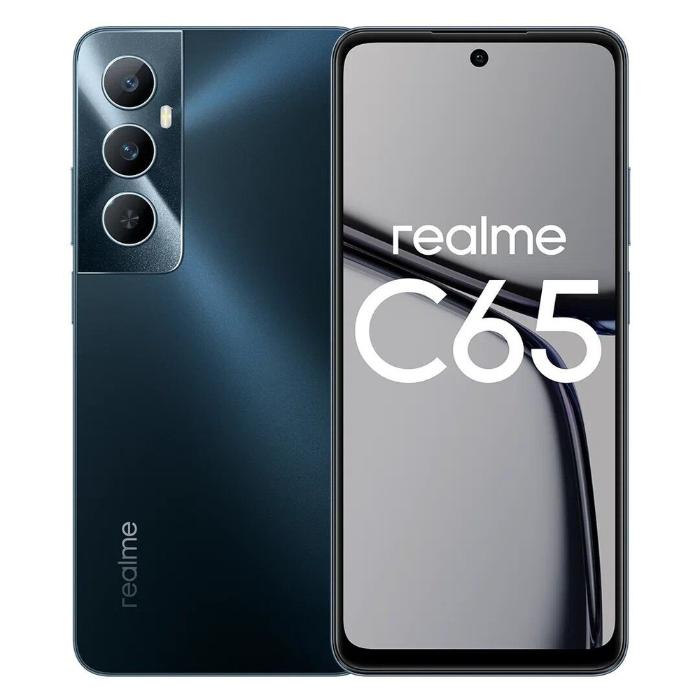 realme Смартфон C65 8/256Gb черный (RMX3910) 8/256 ГБ, черный