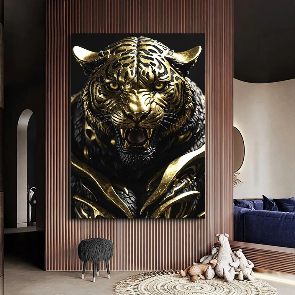 Картина тигр, 50х70 см. #1