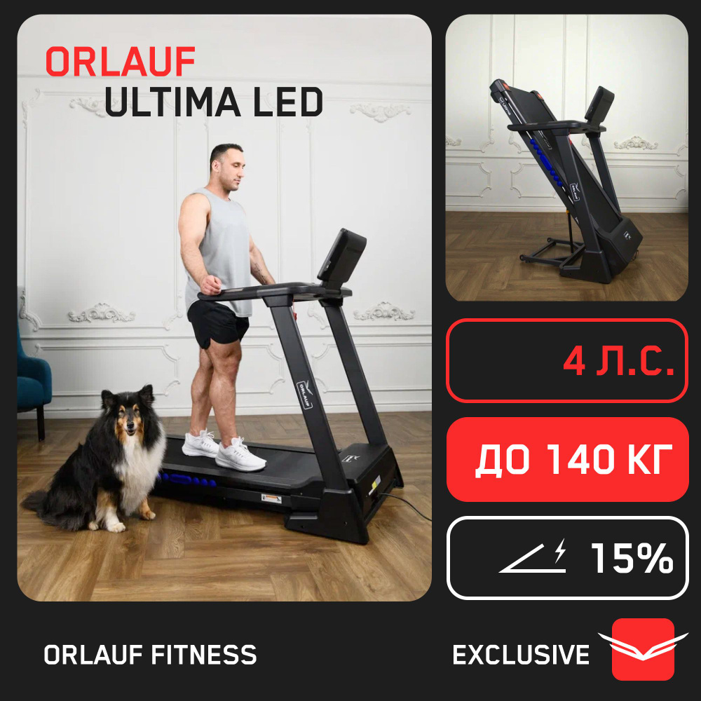 Беговая дорожка Orlauf Ultima - купить по доступным ценам в  интернет-магазине OZON (1136063200)