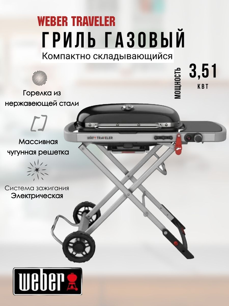 Гриль газовый Weber Traveler #1