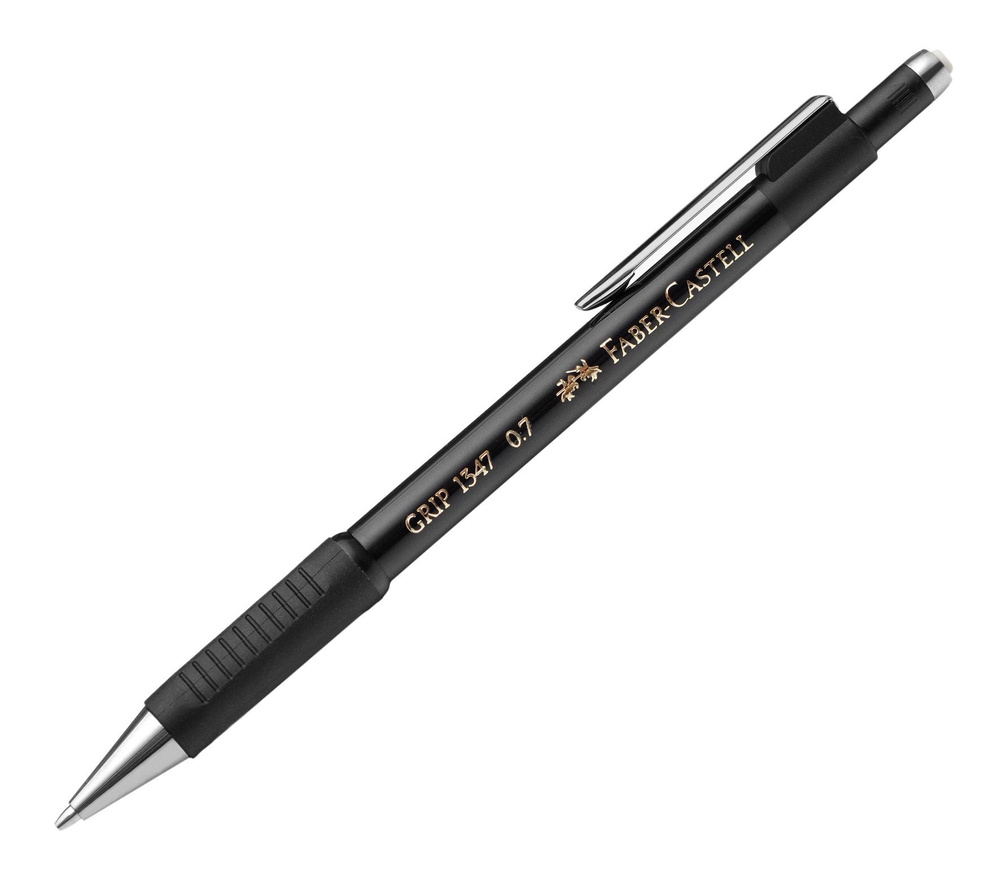 Механический карандаш FABER-CASTELL GRIP 1347 BLACK 0.7 мм черный корпус  #1