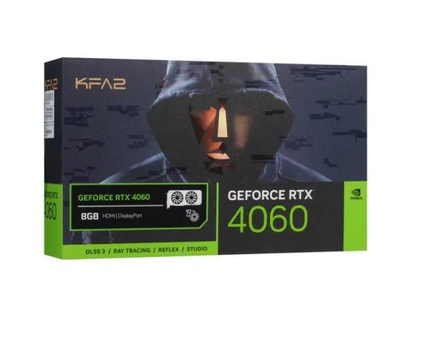 Видеокарта KFA2 GeForce RTX 4060, ГБ PCI-E x16 HDMI