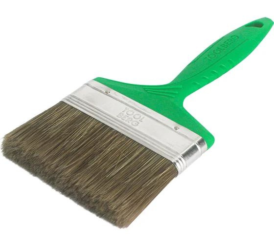 Кисть плоская TOOLBERG, 100мм, стандарт купить по выгодной цене в ...