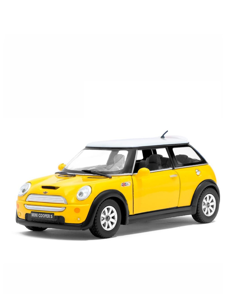 Машинка металлическая Kinsmart 1:28 MINI Cooper S (Мини Купер) 5059DKT инерционная, двери открываются #1