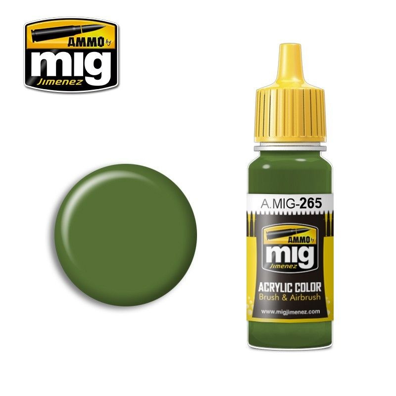 Краска акриловая IJN MITSUBISHI зелёная / IJN MITSUBISHI GREEN (Ammo Mig) (17ml)  #1