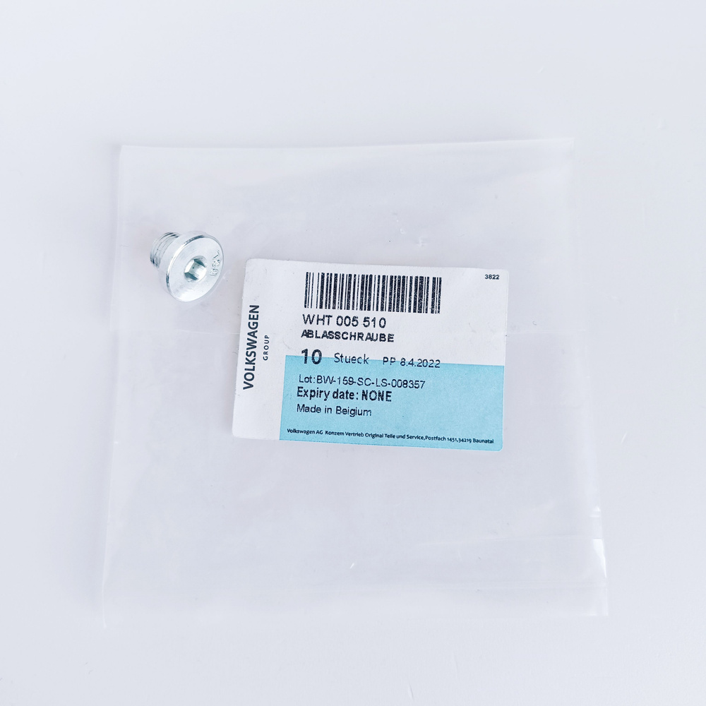 Пробка сливная поддона акпп VAG WHT005510 Audi Q7, VW Touareg, Porsche ...