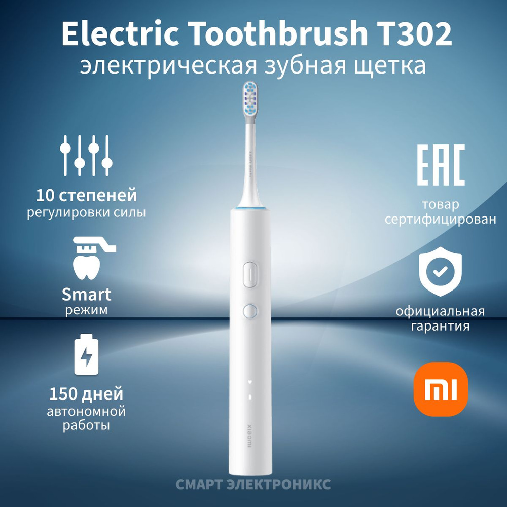 Щетка зубная электрическая умная Xiaomi Smart Electric Toothbrush T501 (White) MES607 (BHR7791GL)  #1