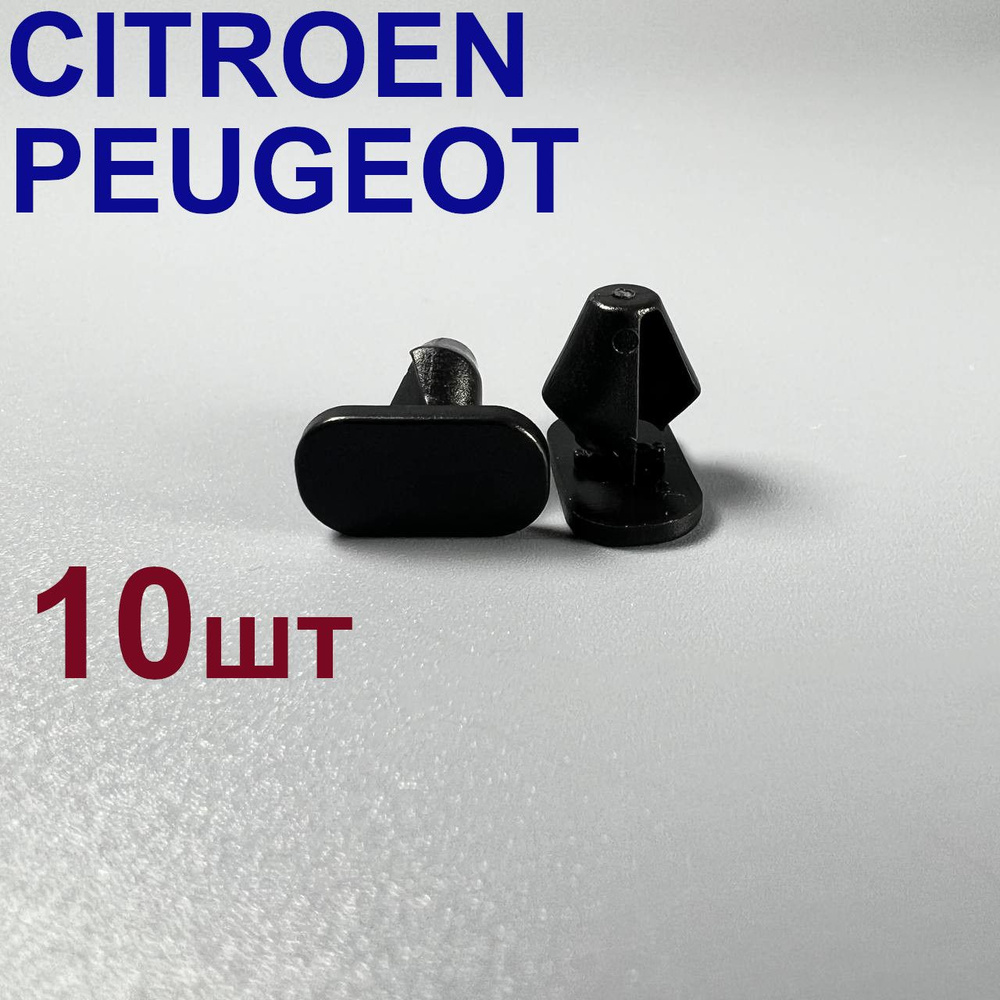 Клипсы (фиксаторы) молдинга двери CITROEN PEUGEOT 10шт #1