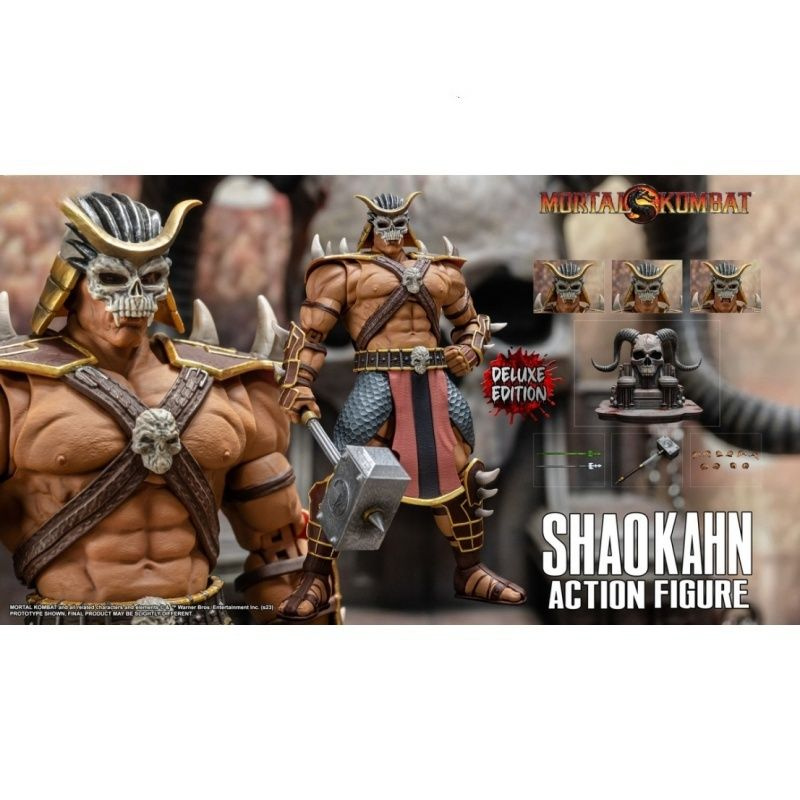 аниме фигурки Storm Collectibles Mortal Kombat Shaokahn Delux Edition 1/12 Action Figure #1