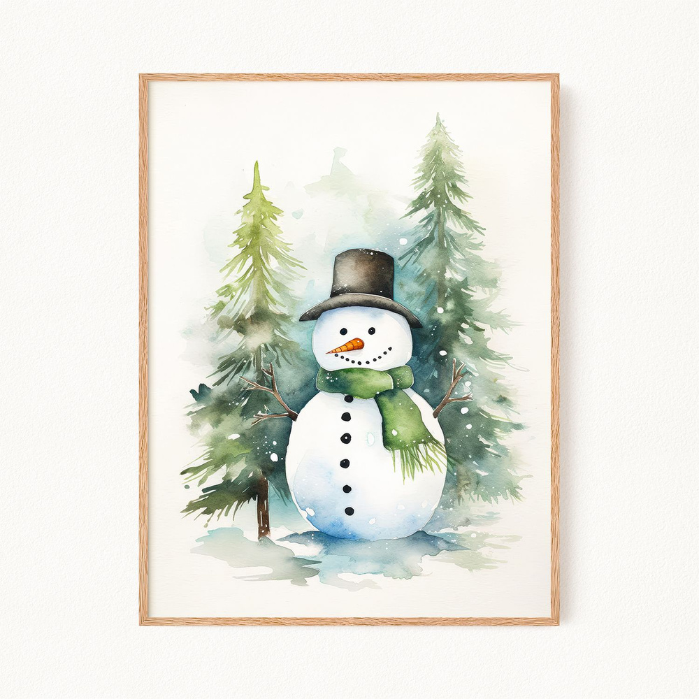 Постер "Snowman", 40х50 см #1