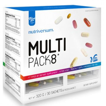 Pure PRO Multi Pack8 (мультивитамины, витамины, минералы) 30 пакетиков Nutriversum  #1