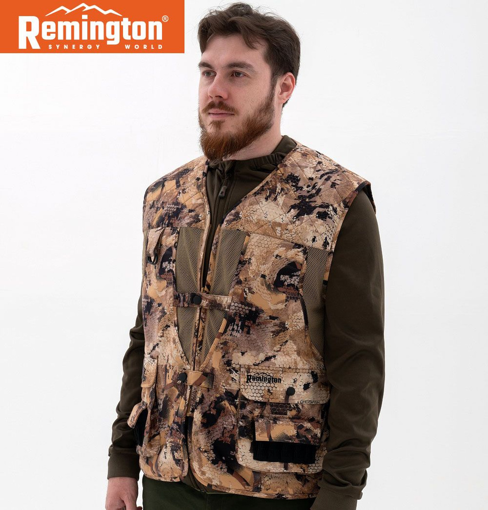 Разгрузочный жилет Remington Easy Hunting Yellow Waterfowl Honeycombs RM 1404-995 для охоты размер L #1