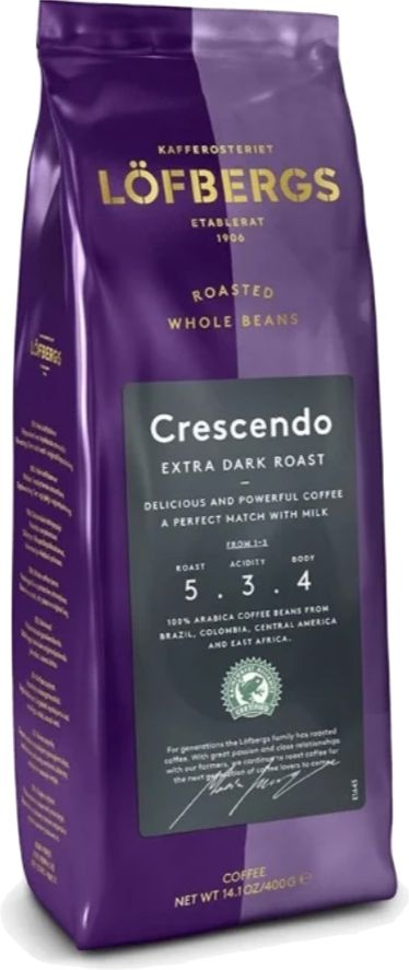 Кофе в зернах Lofbergs Crescendo 400 гр - купить с доставкой по ...