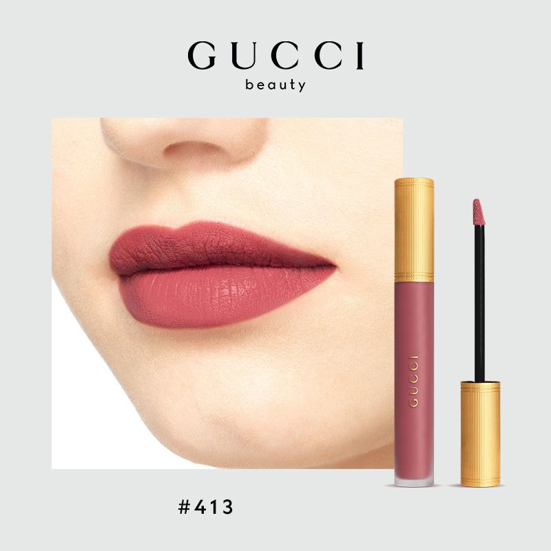 GUCCI Облако серии Глазь для губ, длительное увлажнение губ, # 413, 6.5 мл.  #1