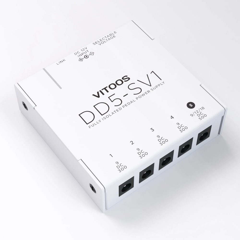 VITOOS DD5-SV1 Блок питания педали эффектов полностью изолированный Фильтр пульсаций Шумоподавление Высокомощный #1