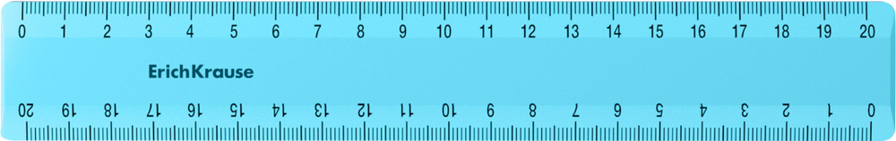 Линейка ERICHKRAUSE Pastel пластиковая, 20см, в ассортименте, Арт. 49547 - 10 шт.  #1