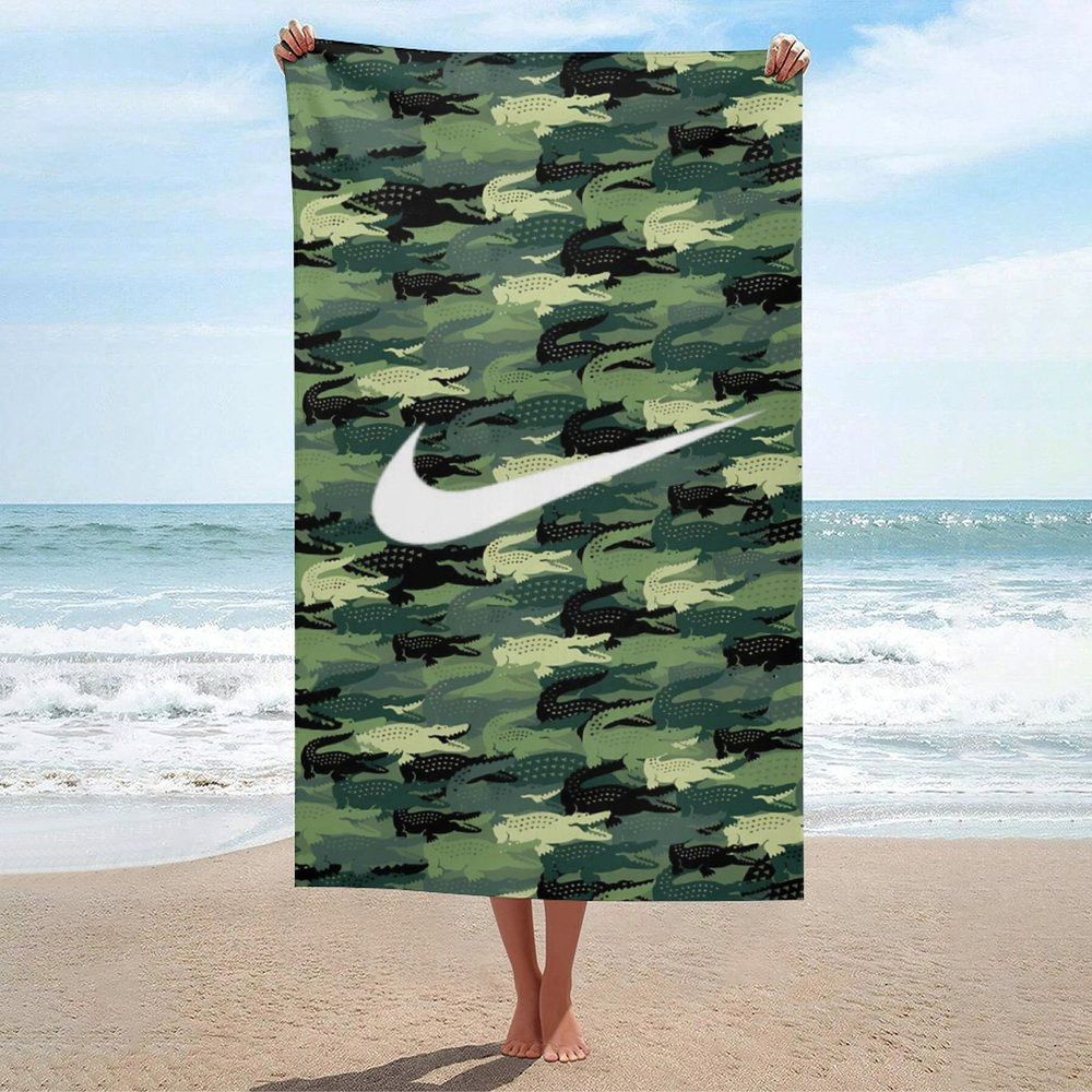 Nike Полотенце для ванной, Полиэфирный шелк, 80x130 см, разноцветный, 1 шт.  #1