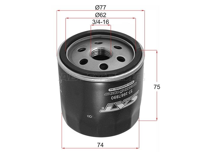 SAT Фильтр масляный арт. ST-1667890 #1