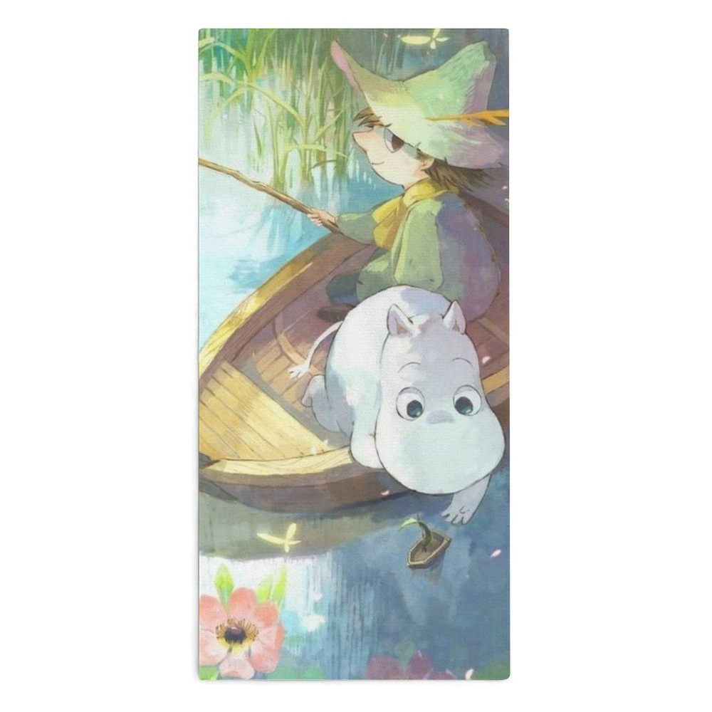 Moomin Полотенце для лица, рук, Микрофайбер, 30x70 см, разноцветный, 1 шт.  #1