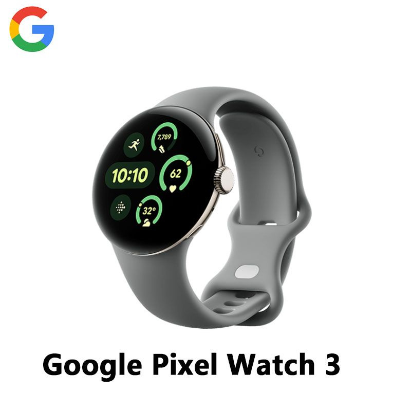 Google Умные часы Google Pixel Watch 3 Wi-Fi, 45mm, серый #1