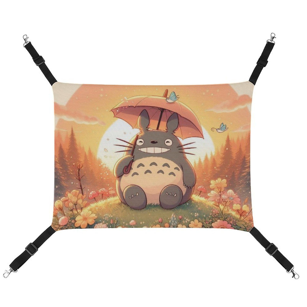 My Neighbor Totoro Лежанка для мелких животных большой 43x33 см Для шиншилл, кроликов, кошки. Подвесной #1