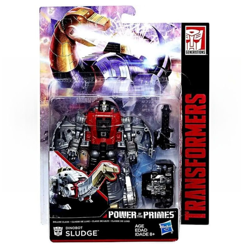 Трансформеры игрушки Hasbro Transformers Generations Power of the Primes Deluxe Class Dinobot Sludge #1